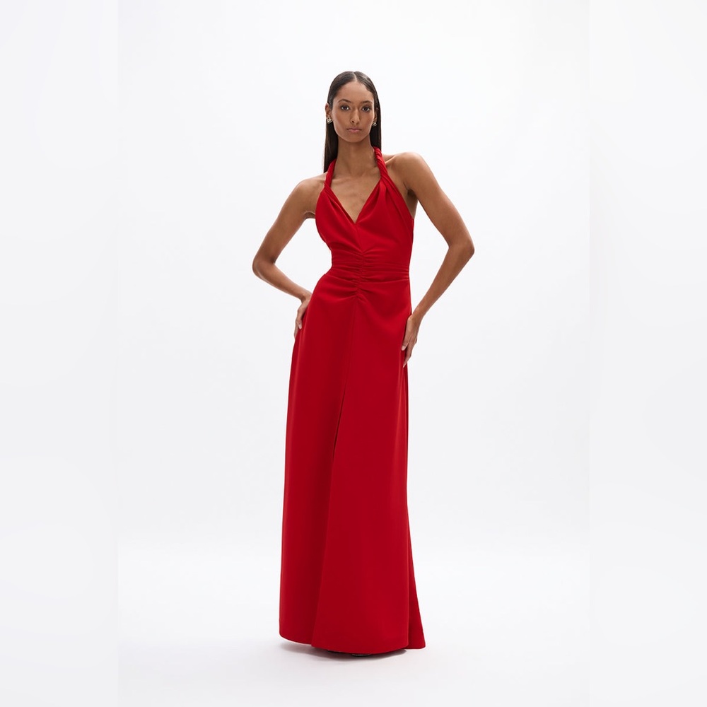 Rachel Gilbert Red Halter Soren Gown AU0/US2 NWT